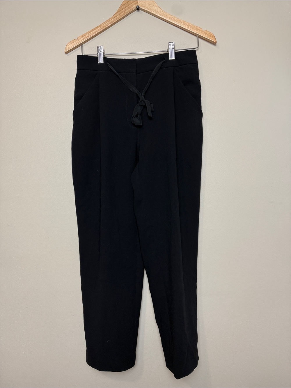 Wilfred Black Drawstring Tailored Pants size  S